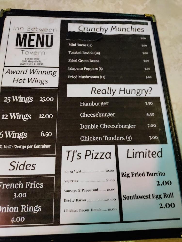 Inn Between Tavern Menu image 4